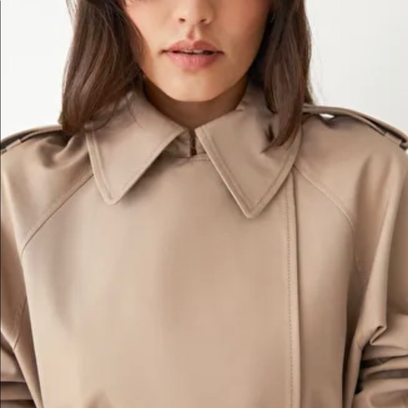 & Other Stories Classic Trench Coat - Beige BNWT - Picture 4 of 7